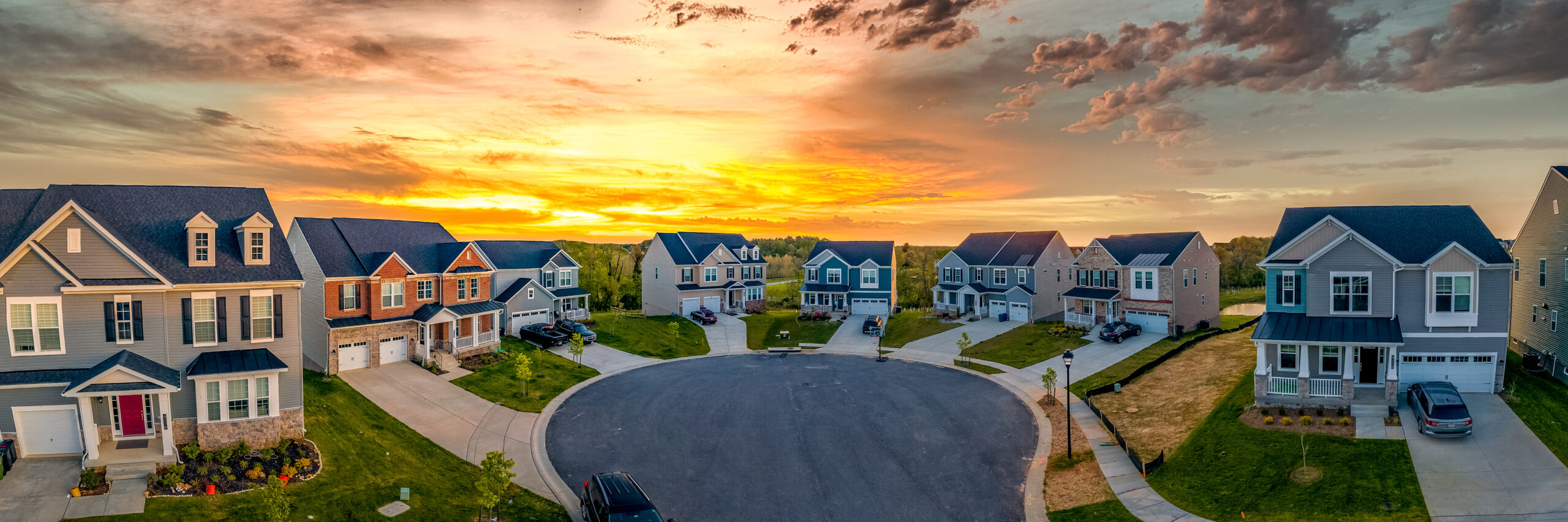 luxury two story single family homes